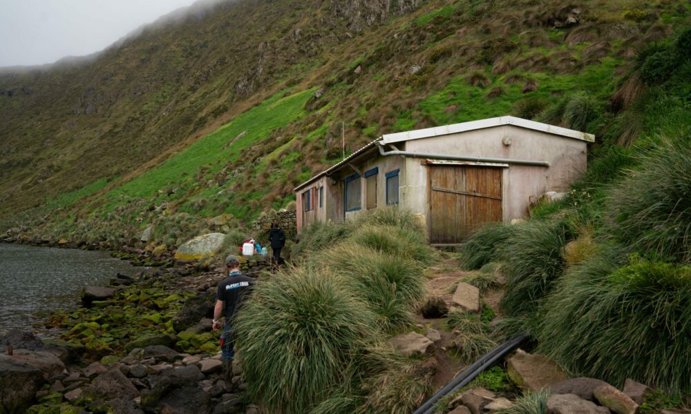 Cabane sur l'île Saint-Paul.